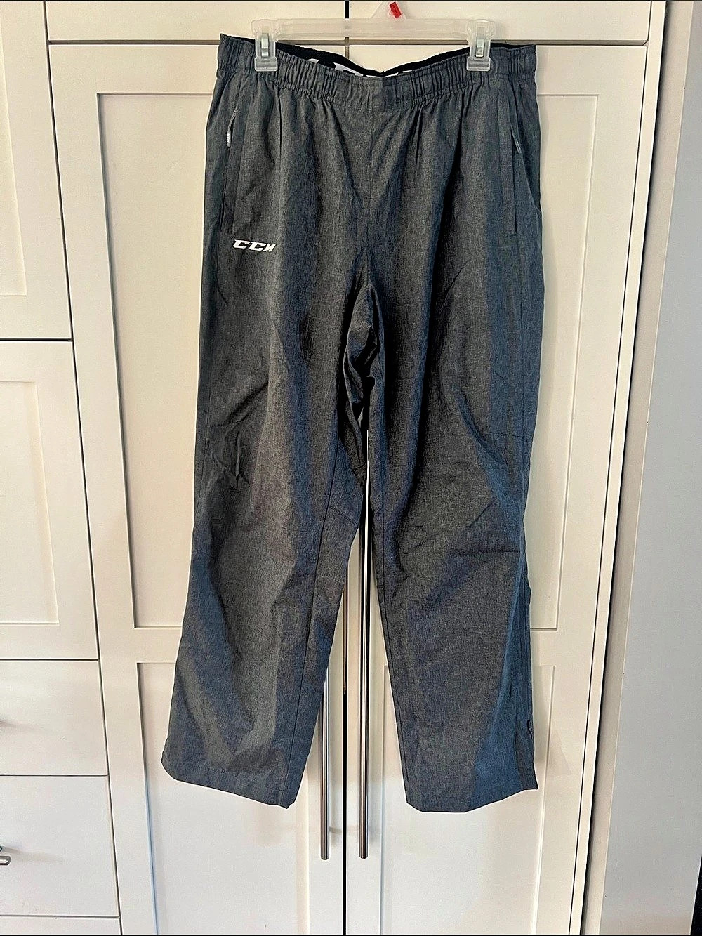 CCM Tactical Cool Shell Hockey Coach Pants Gray Large